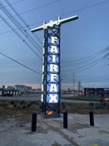 Commercial sign lighting